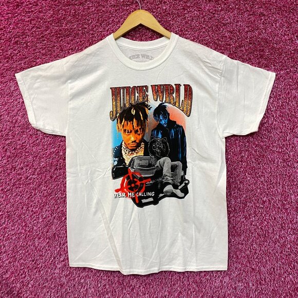 Juice Wrld Hear Me Calling Tshirt size large - Picture 1 of 4